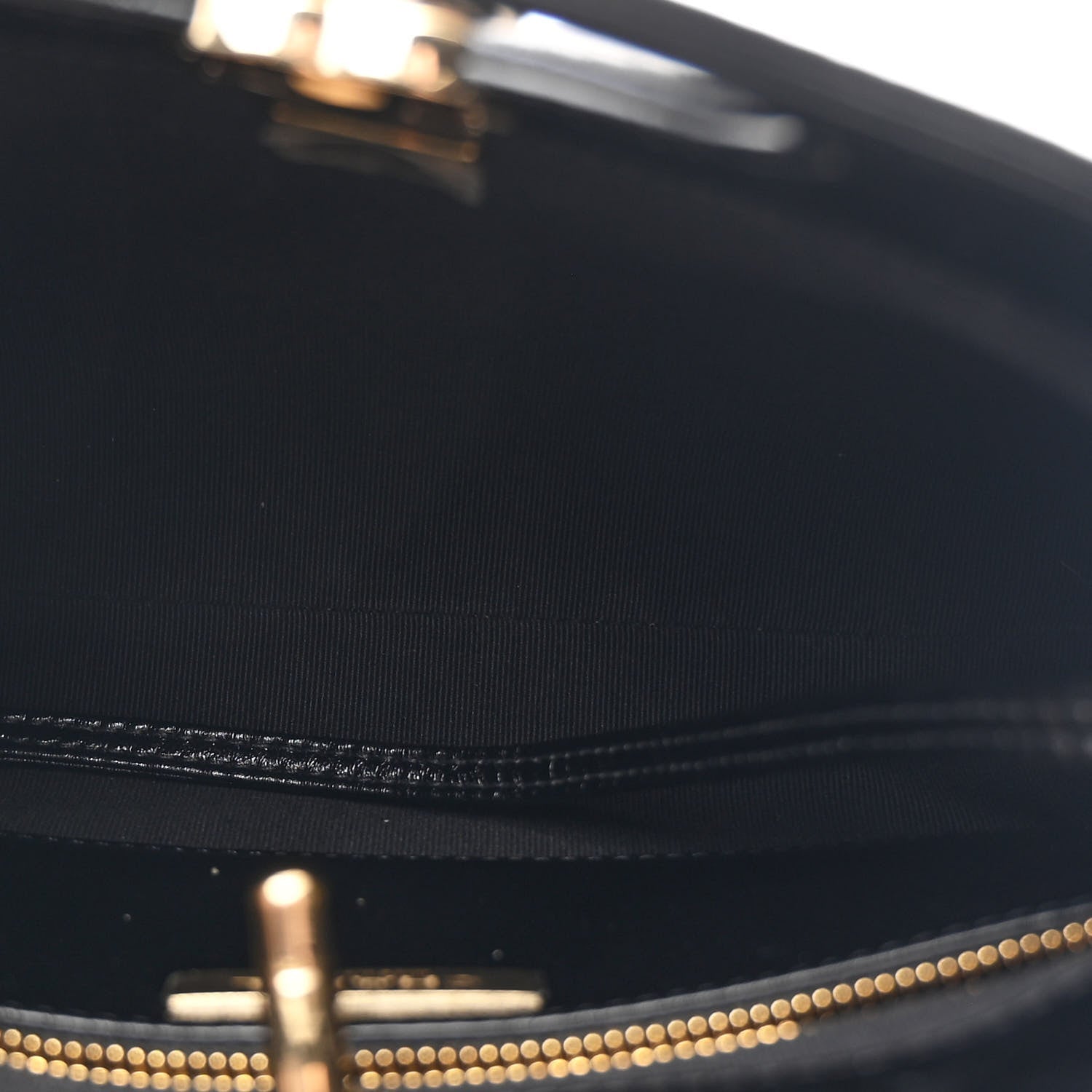 Chanel Shiny Crumpled Calfskin Quilted Mini 31 Shopping Bag Black
