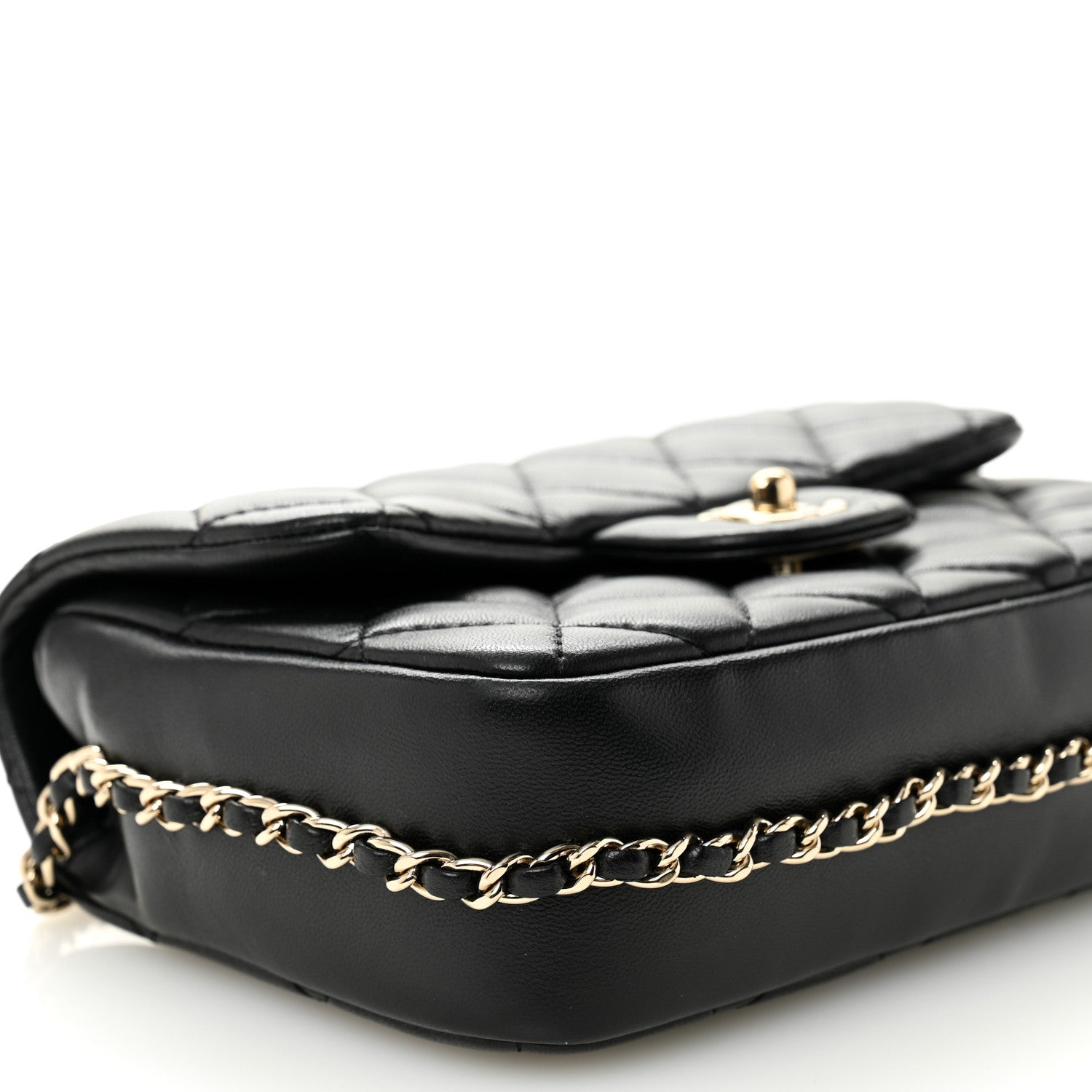 Chanel Lambskin Quilted Small My Precious Flap Black