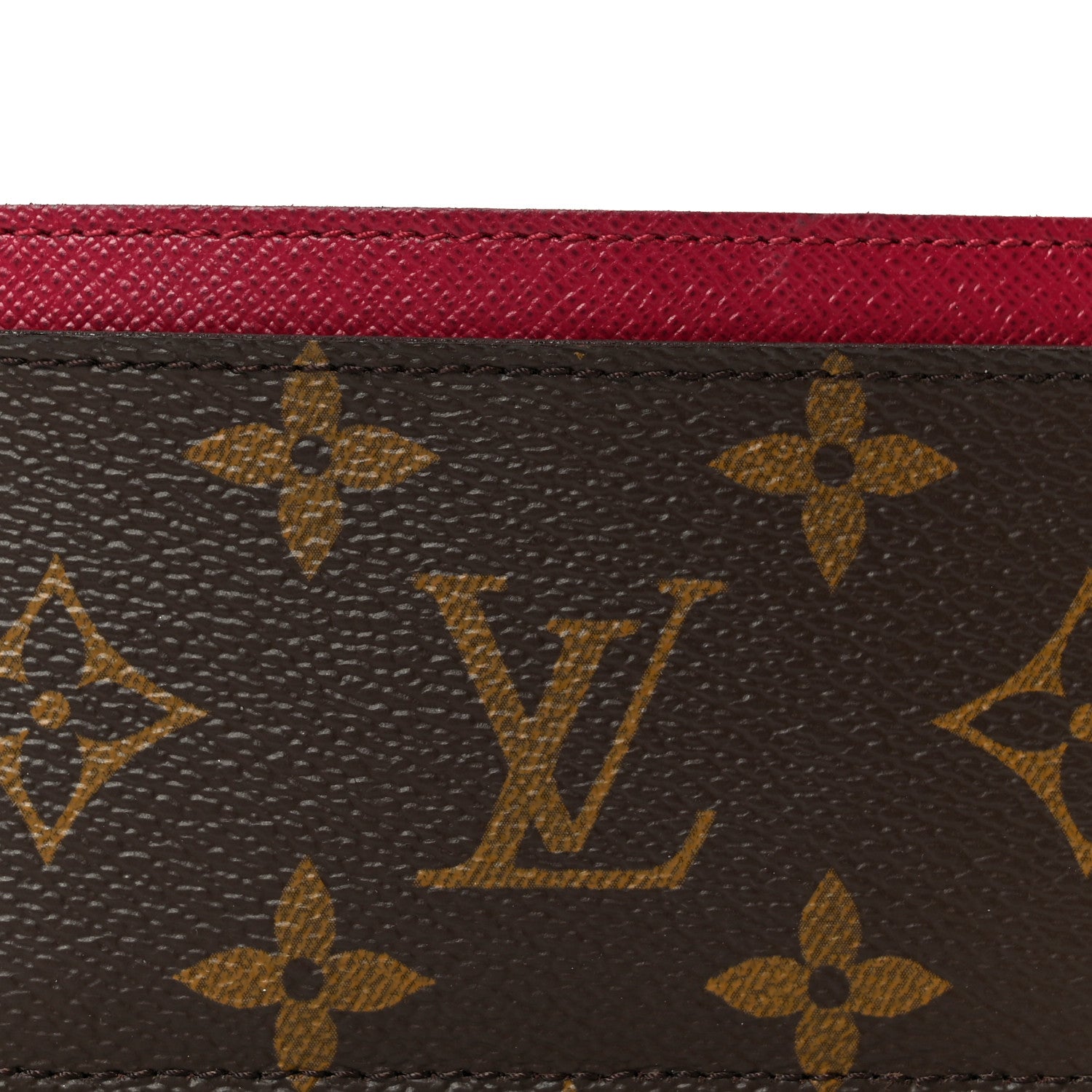 Louis Vuitton Monogram Card Holder Fuchsia