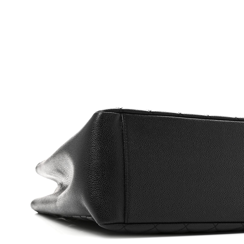 Chanel Caviar Quilted Grand Shopping Tote GST Black