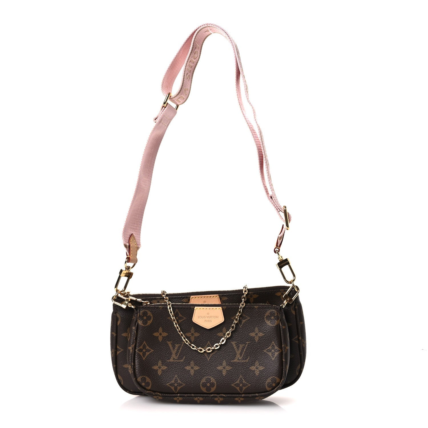 Louis Vuitton Monogram Multi Pochette Accessories Rose Clair