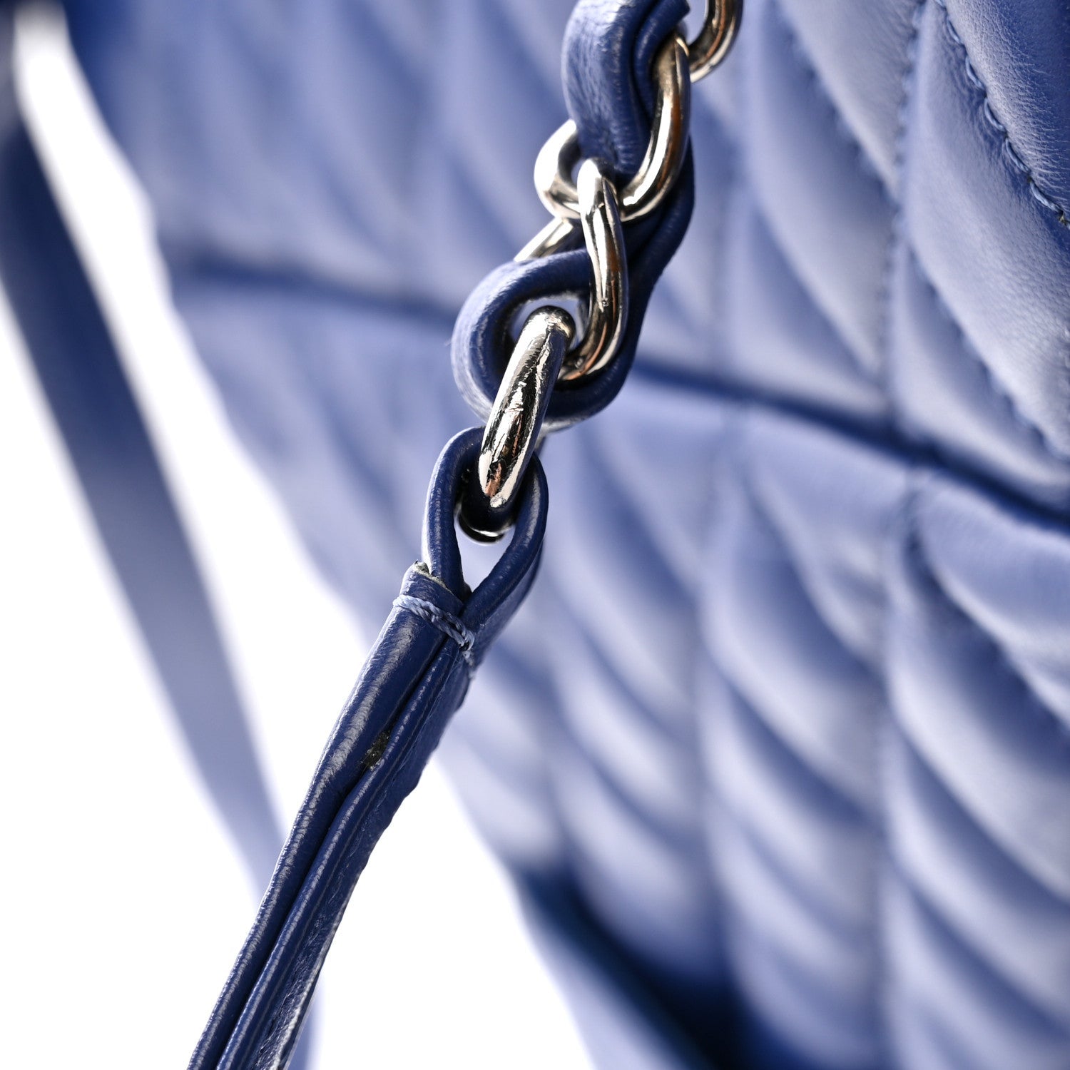 Chanel Lambskin Quilted Large Urban Spirit Backpack Blue