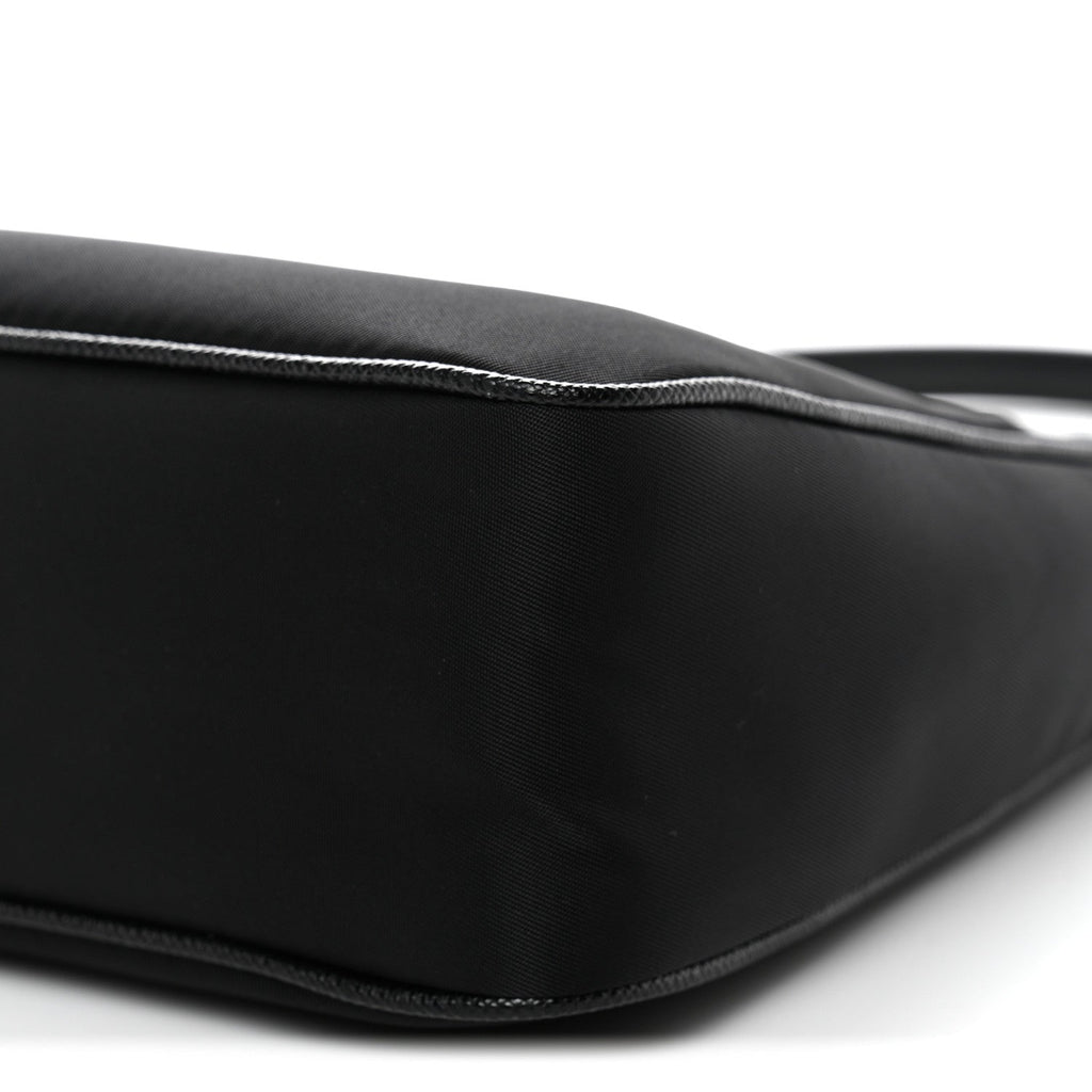 Prada Tessuto Nylon Saffiano Mini Re-Edition 2005 Bag Black