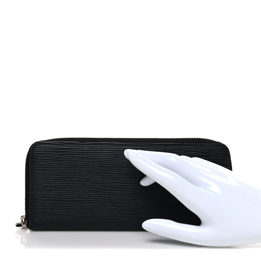 Louis Vuitton Epi Clemence Wallet Black