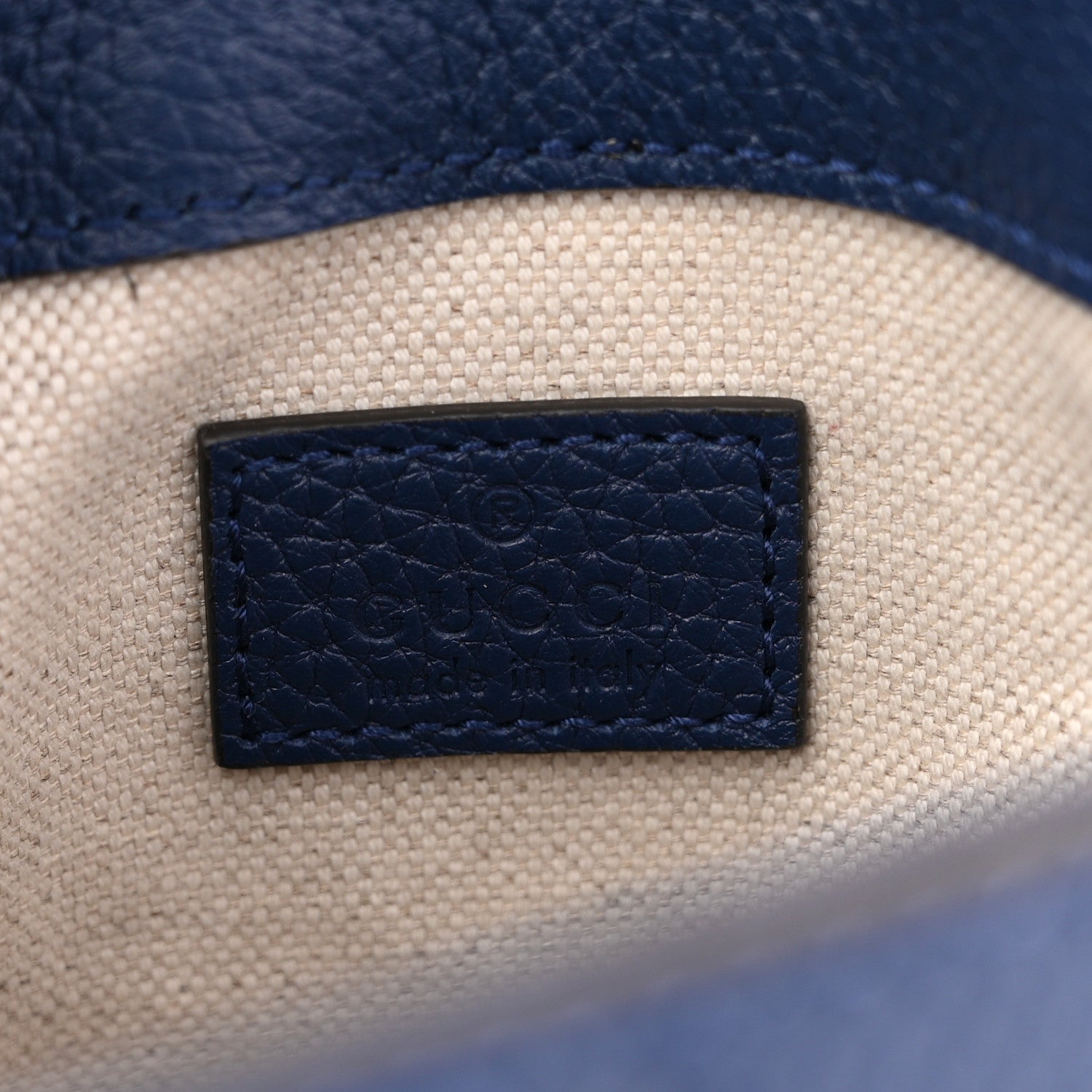 Gucci Piuma Calfskin Jumbo GG Embossed Small Messenger Bag Royale