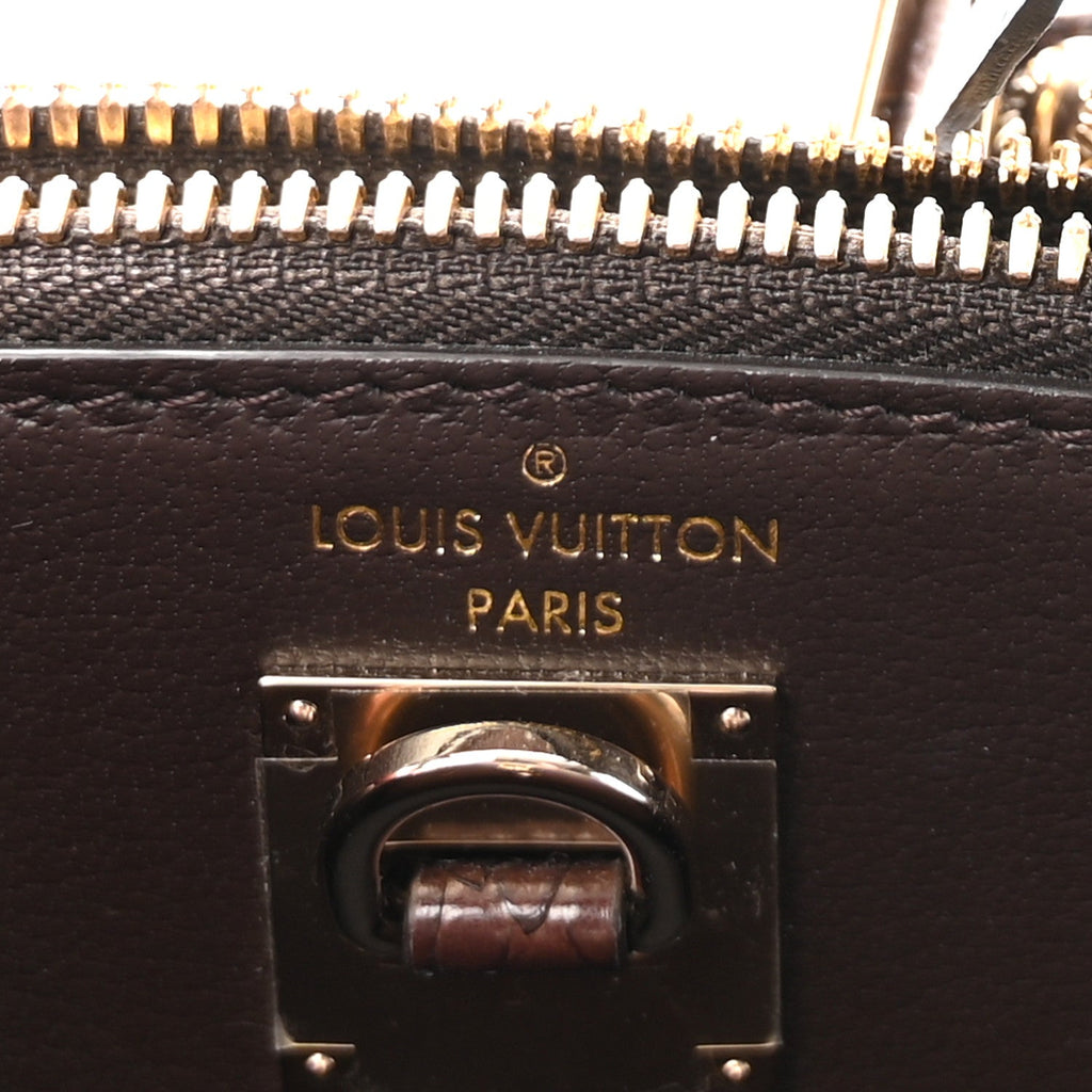 Louis Vuitton Snakeskin Monogram City Steamer Mini Brown