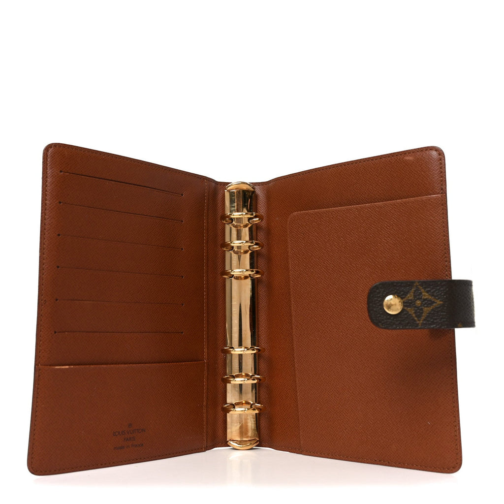 Louis Vuitton Monogram Medium Ring Agenda Cover