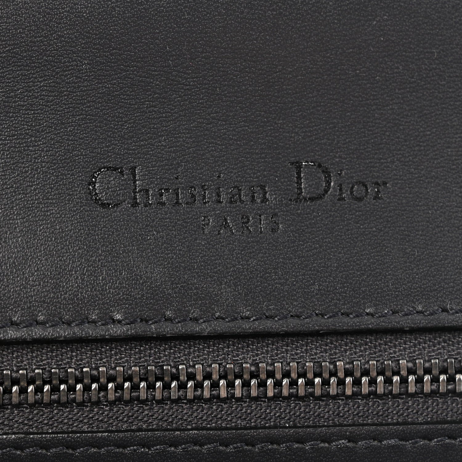 Christian Dior Metallic Patent Micro-Cannage Medium Diorama Flap Bag Onyx Black