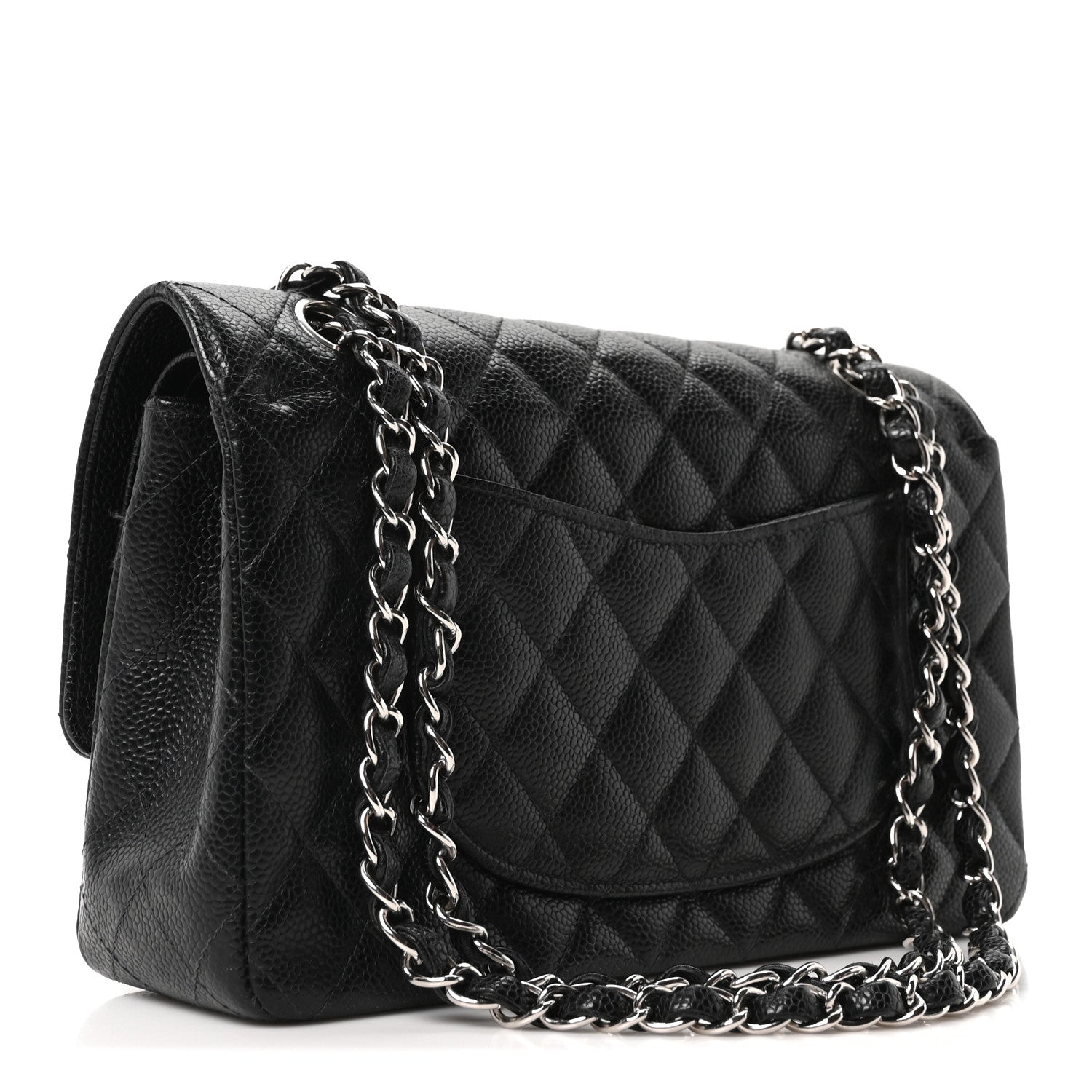 Chanel Caviar Quilted Medium Double Flap Black