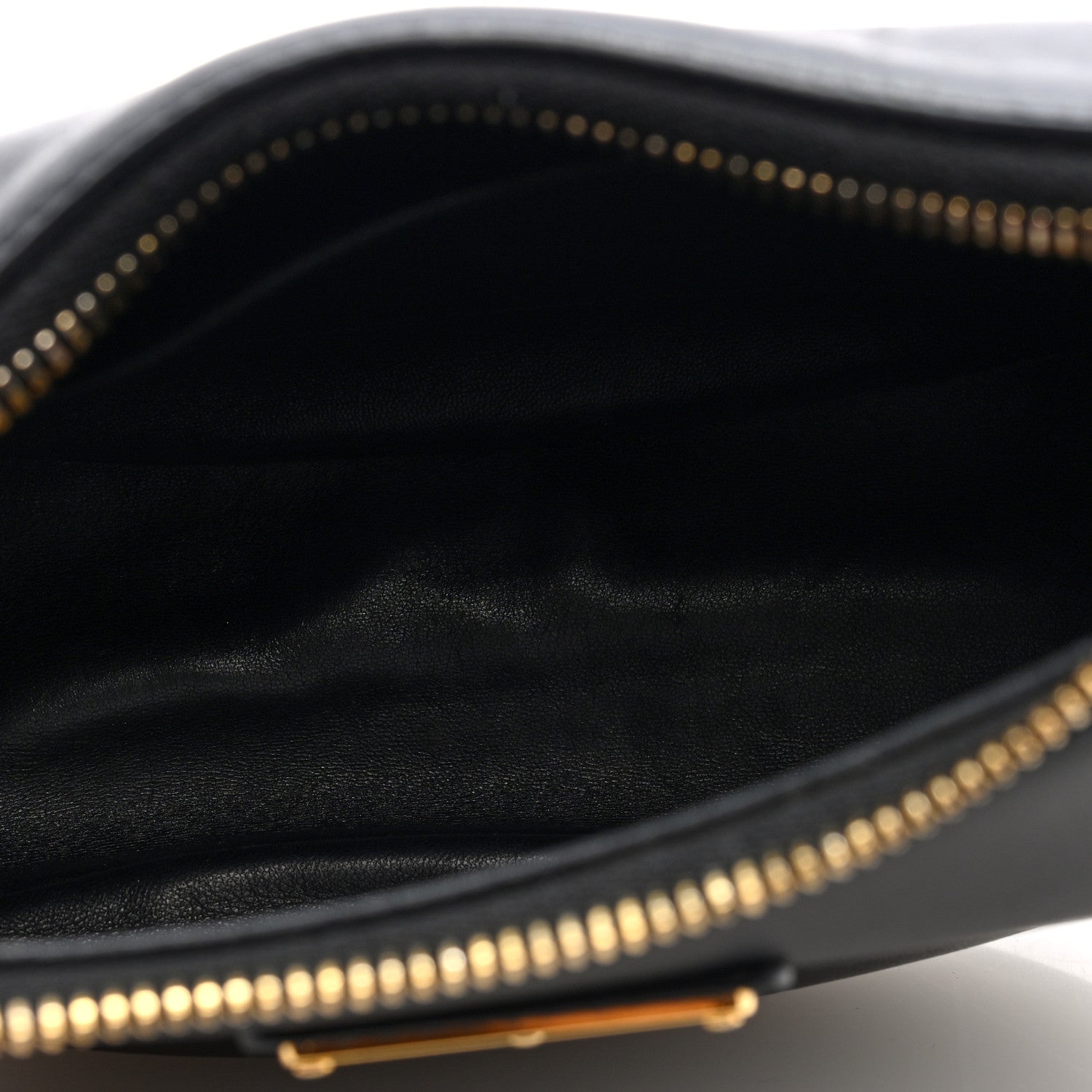 Prada Soft Calfskin Arque Shoulder Bag Black