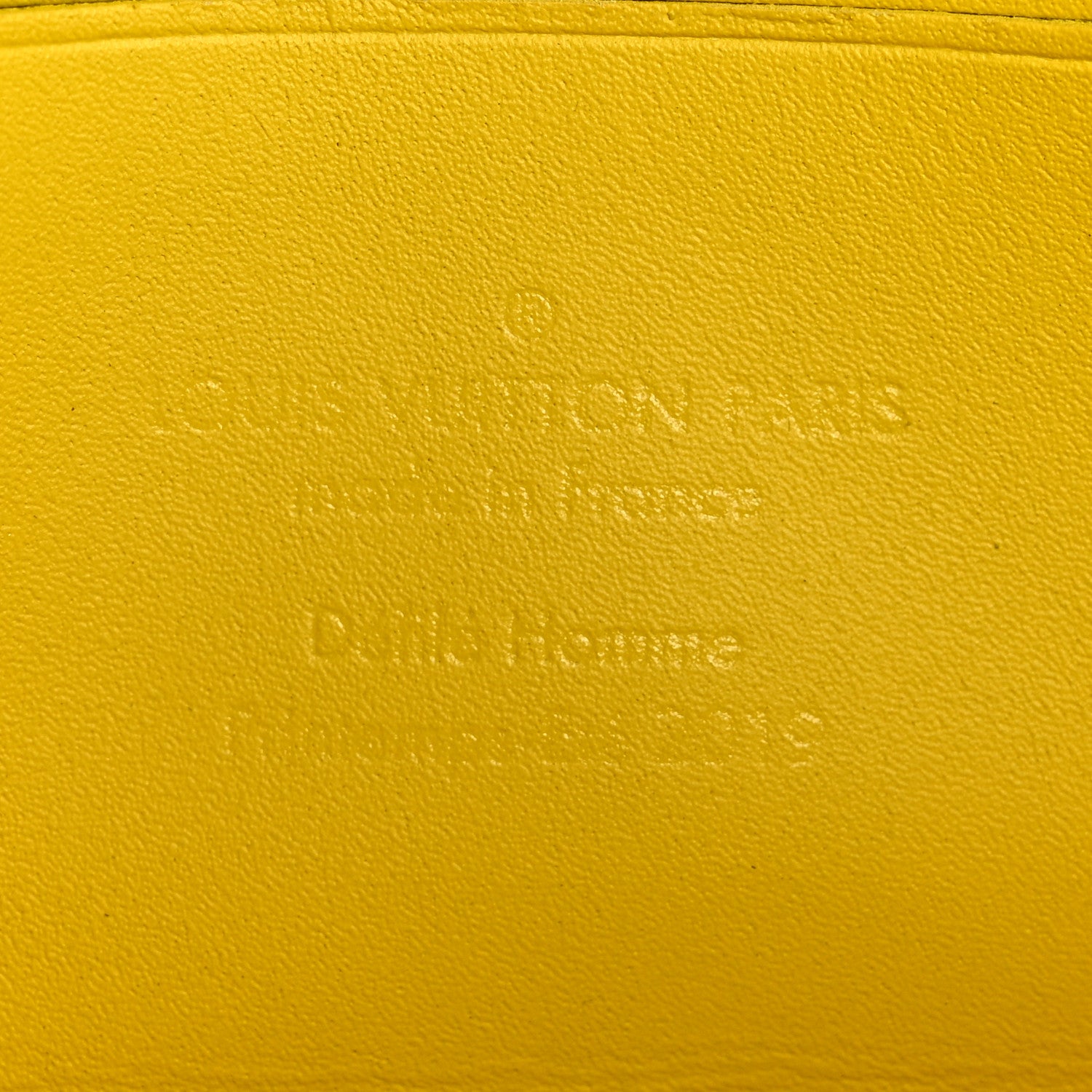 Louis Vuitton Taurillon Monogram Pochette Volga Yellow