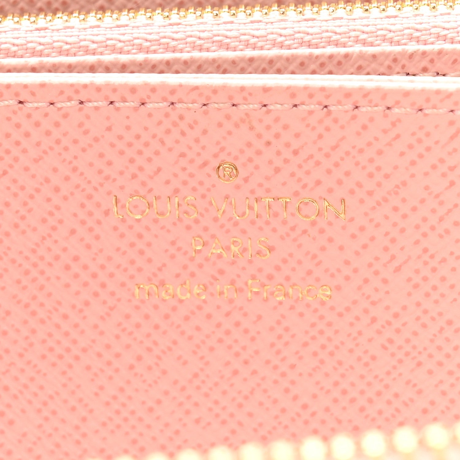 Louis Vuitton Damier Azur Zippy Wallet Rose Ballerine