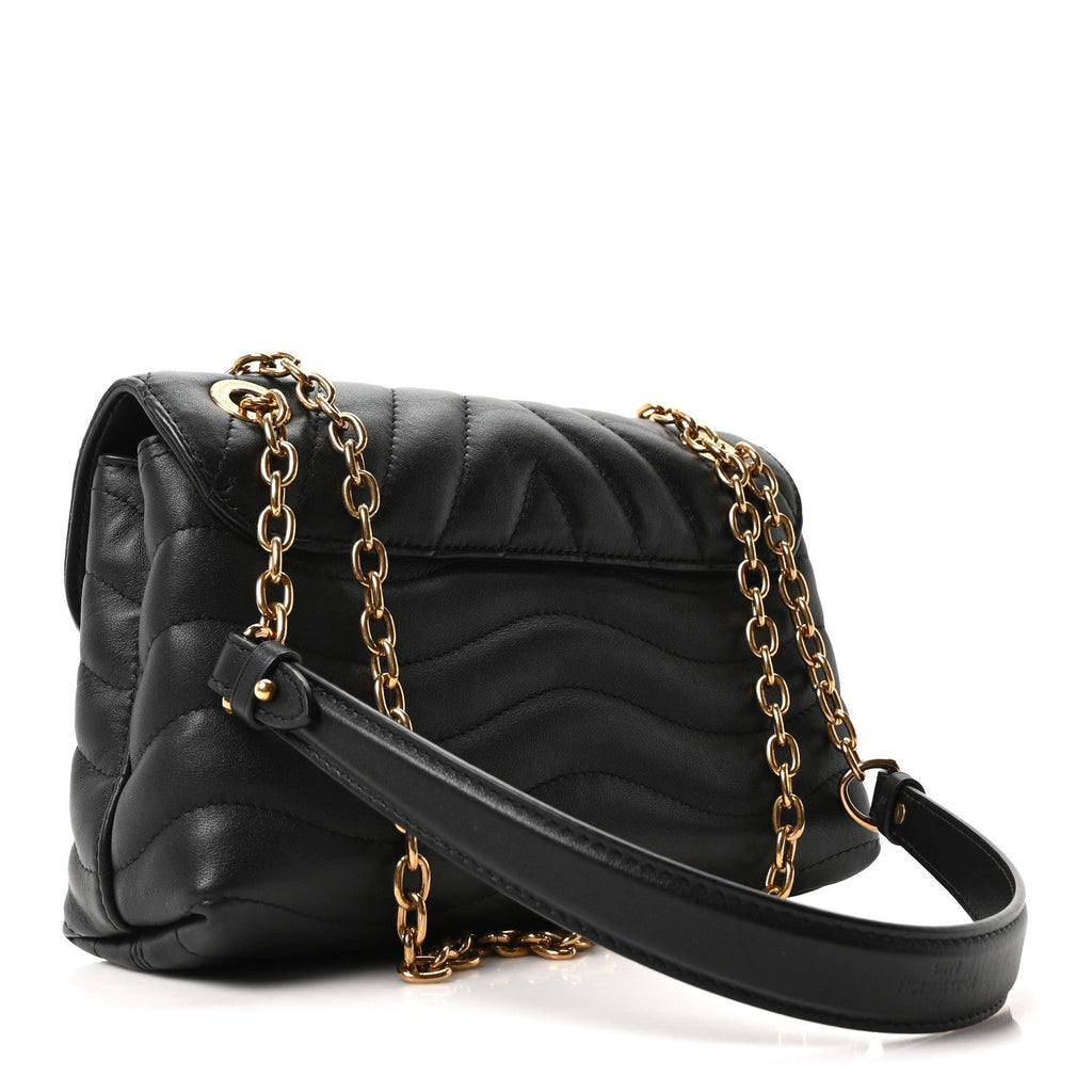 Louis Vuitton Calfskin LV New Wave Chain Bag Black