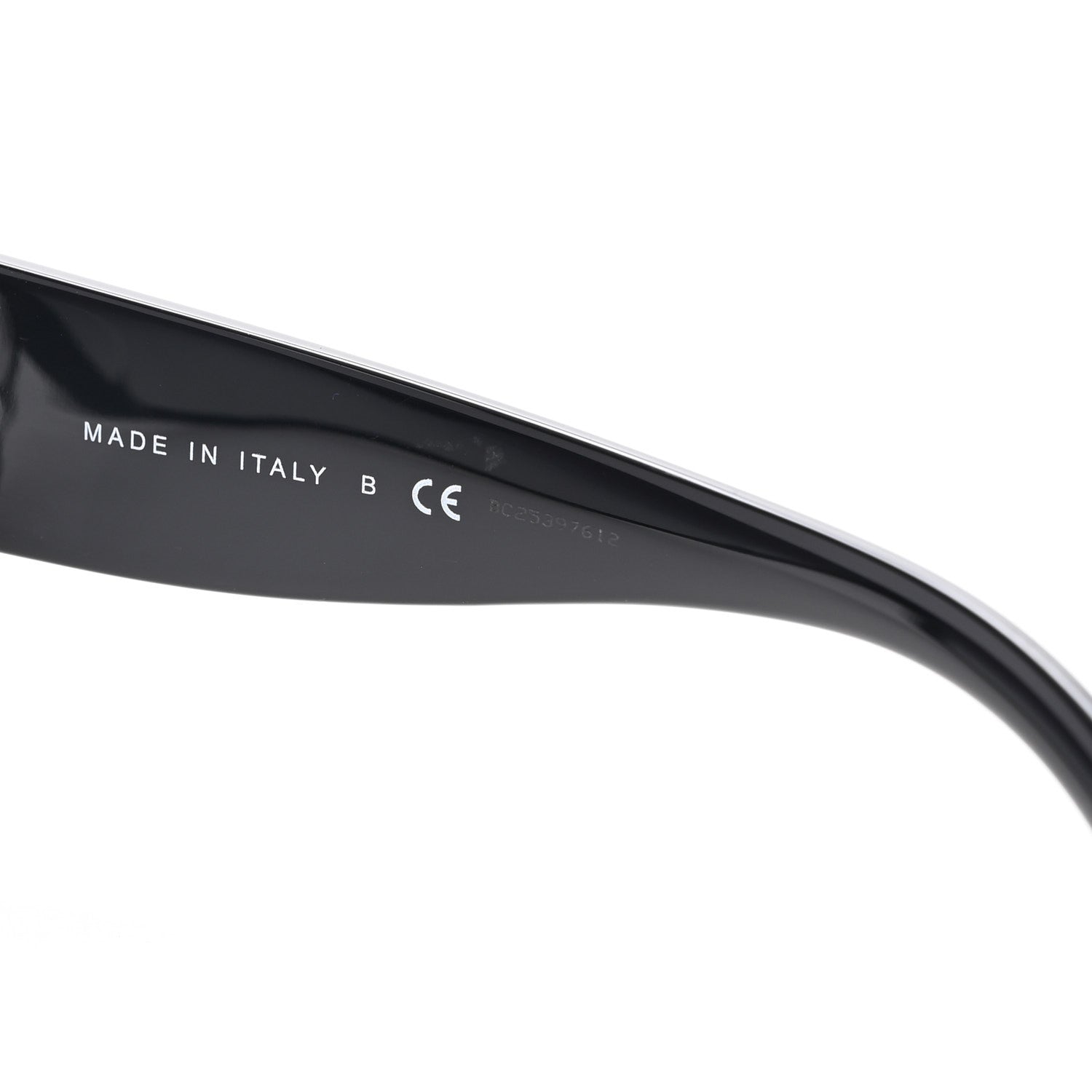Acetate Shield Sunglasses 5449-A Black