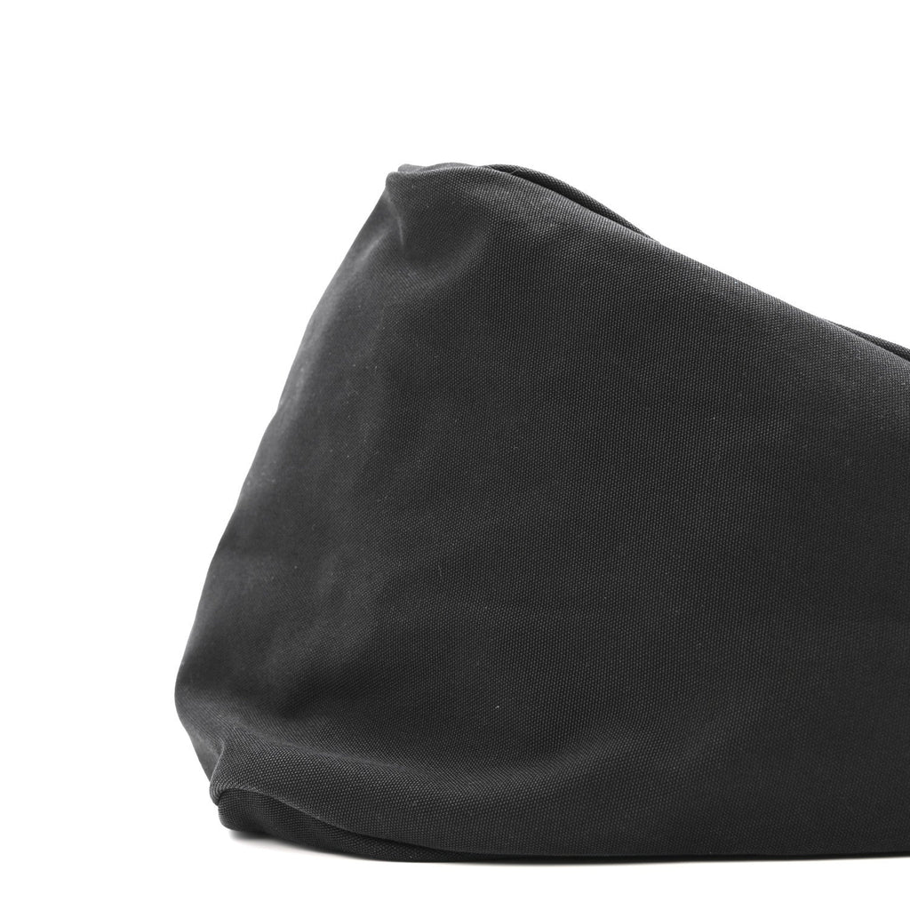 Prada Canapa Triangle Shoulder Bag Black