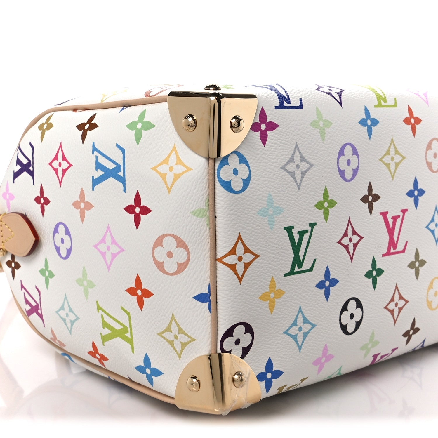 Louis Vuitton LV X TM Monogram Multicolor Speedy Bandouliere 25 White
