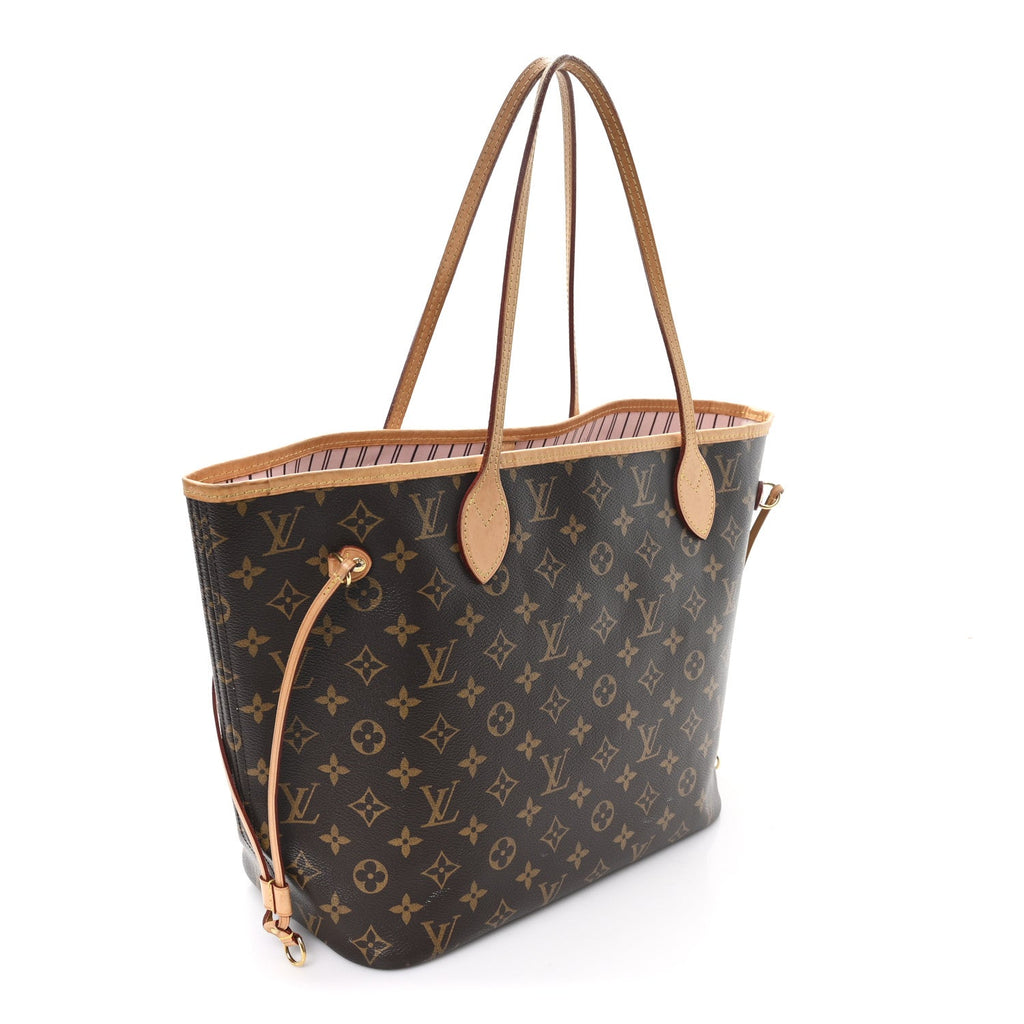 Louis Vuitton Monogram Neo Neverfull MM Rose Ballerine