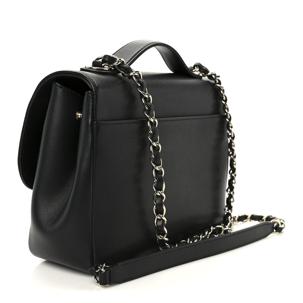 Chanel Caviar Quilted Medium Business Affinity Flap Black
