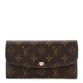 Louis Vuitton Monogram Emilie Wallet Rose Ballerine