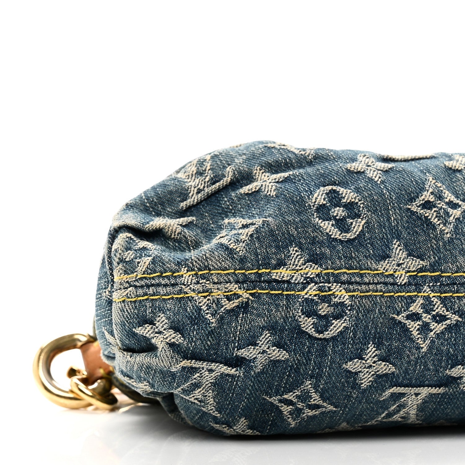 Louis Vuitton Monogram Denim Mini Pleaty Blue