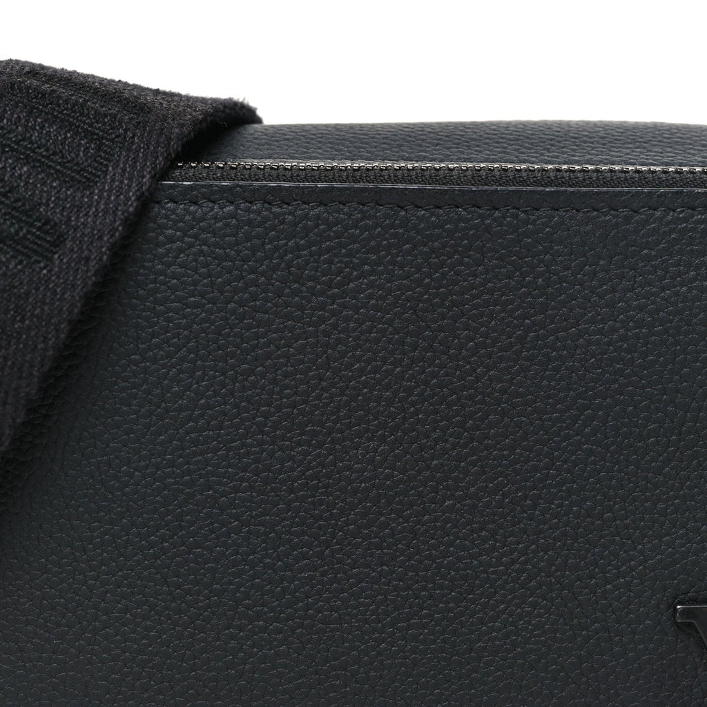 Louis Vuitton Calfskin Aerogram Alpha Wearable Wallet Black