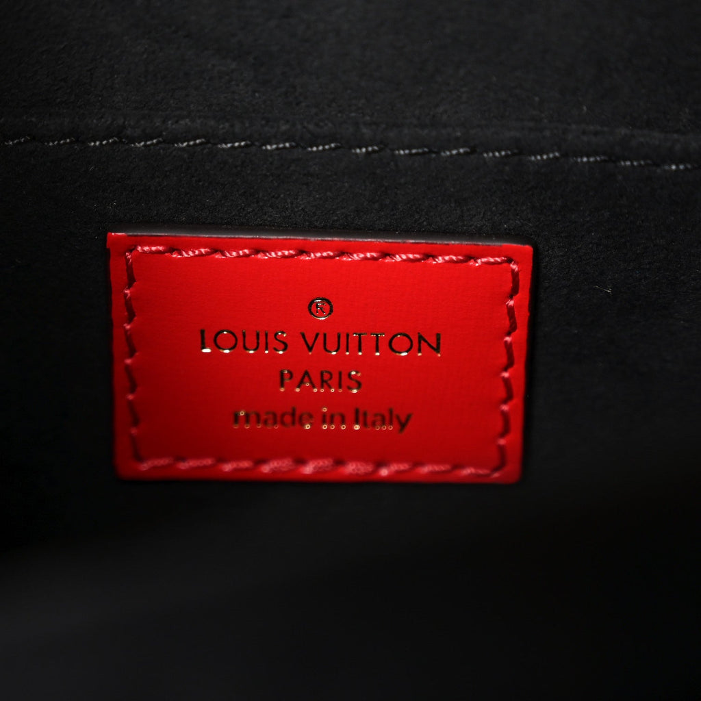 Louis Vuitton Vernis Monogram Dauphine Mini Red