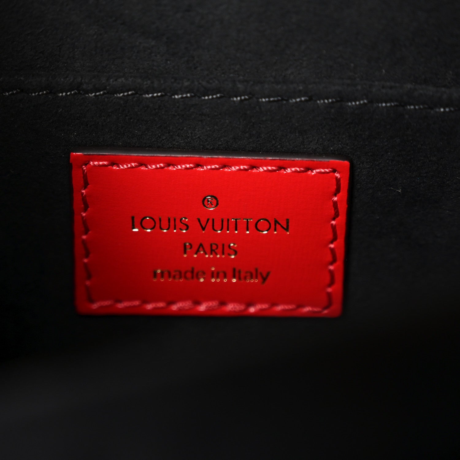 Louis Vuitton Vernis Monogram Dauphine Mini Red