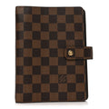 Louis Vuitton Damier Ebene Medium Ring Agenda Cover