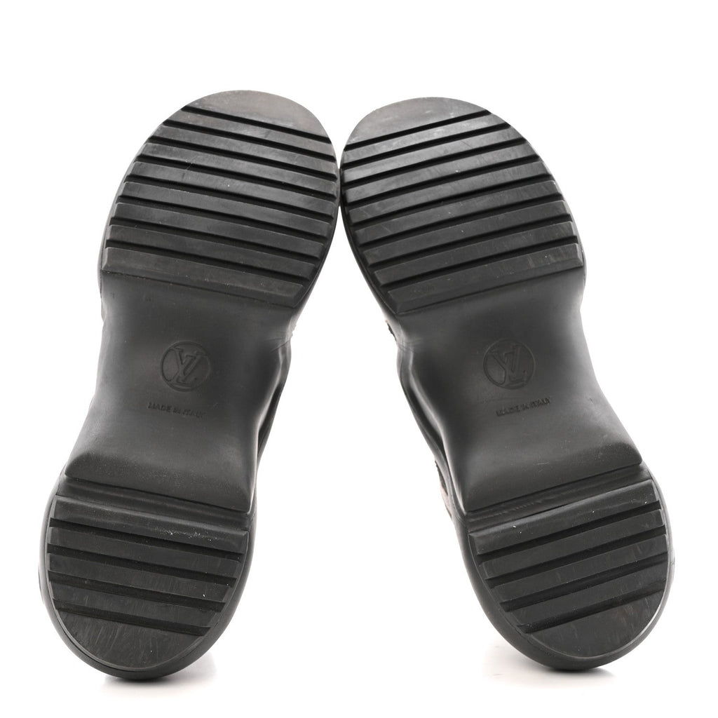 Louis Vuitton Calfskin Patent Monogram LV Archlight Sneakers 38.5 Black