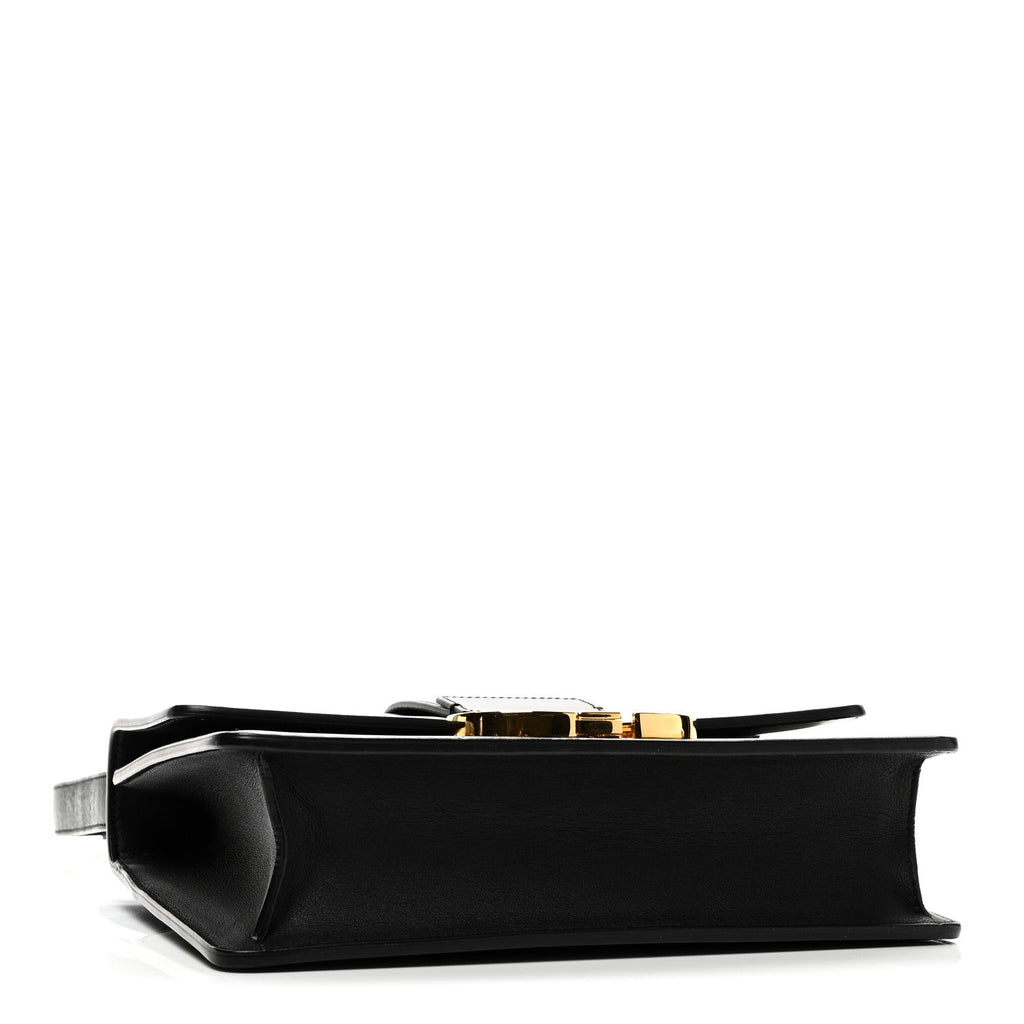 Christian Dior Box Calfskin 30 Montaigne Flap Bag Black