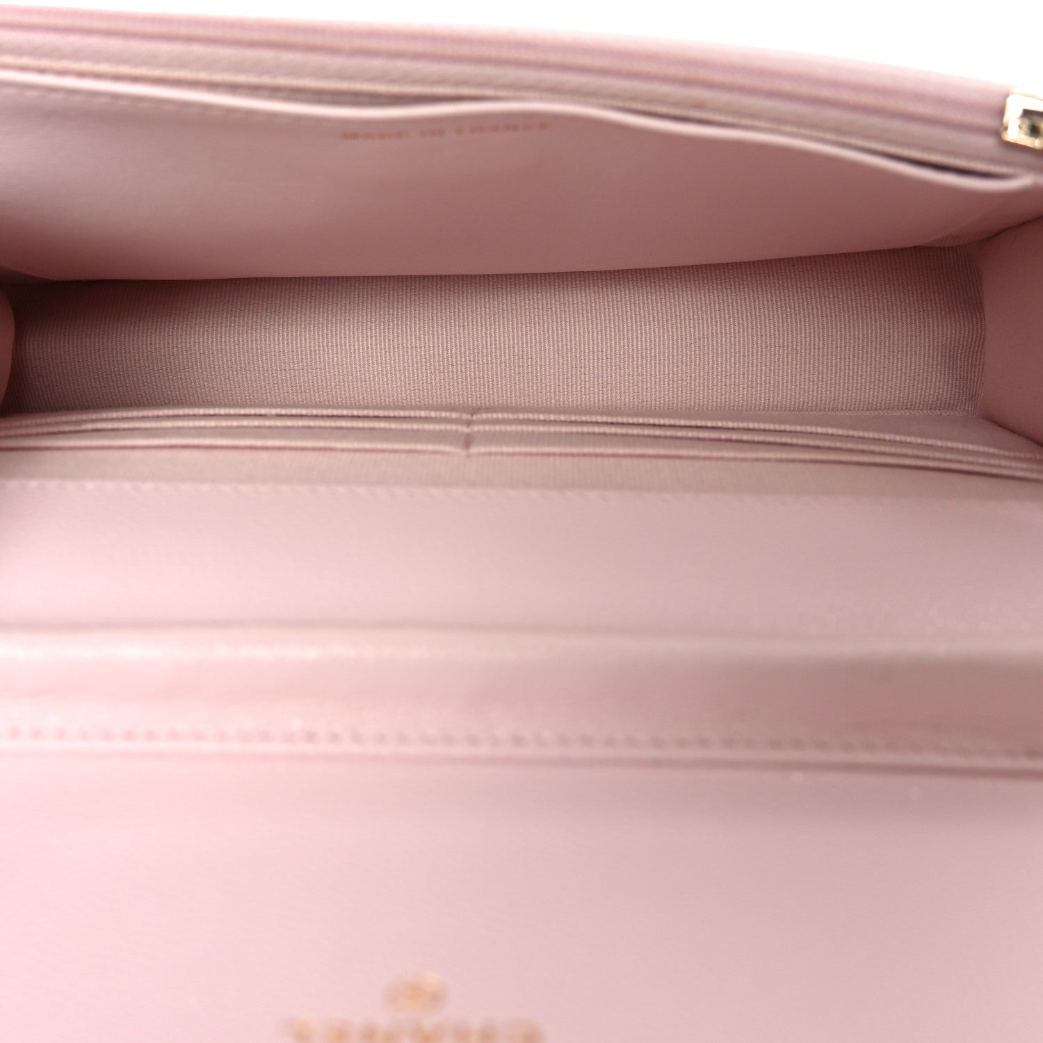 Chanel Caviar Quilted Wallet on Chain WOC Light Pink