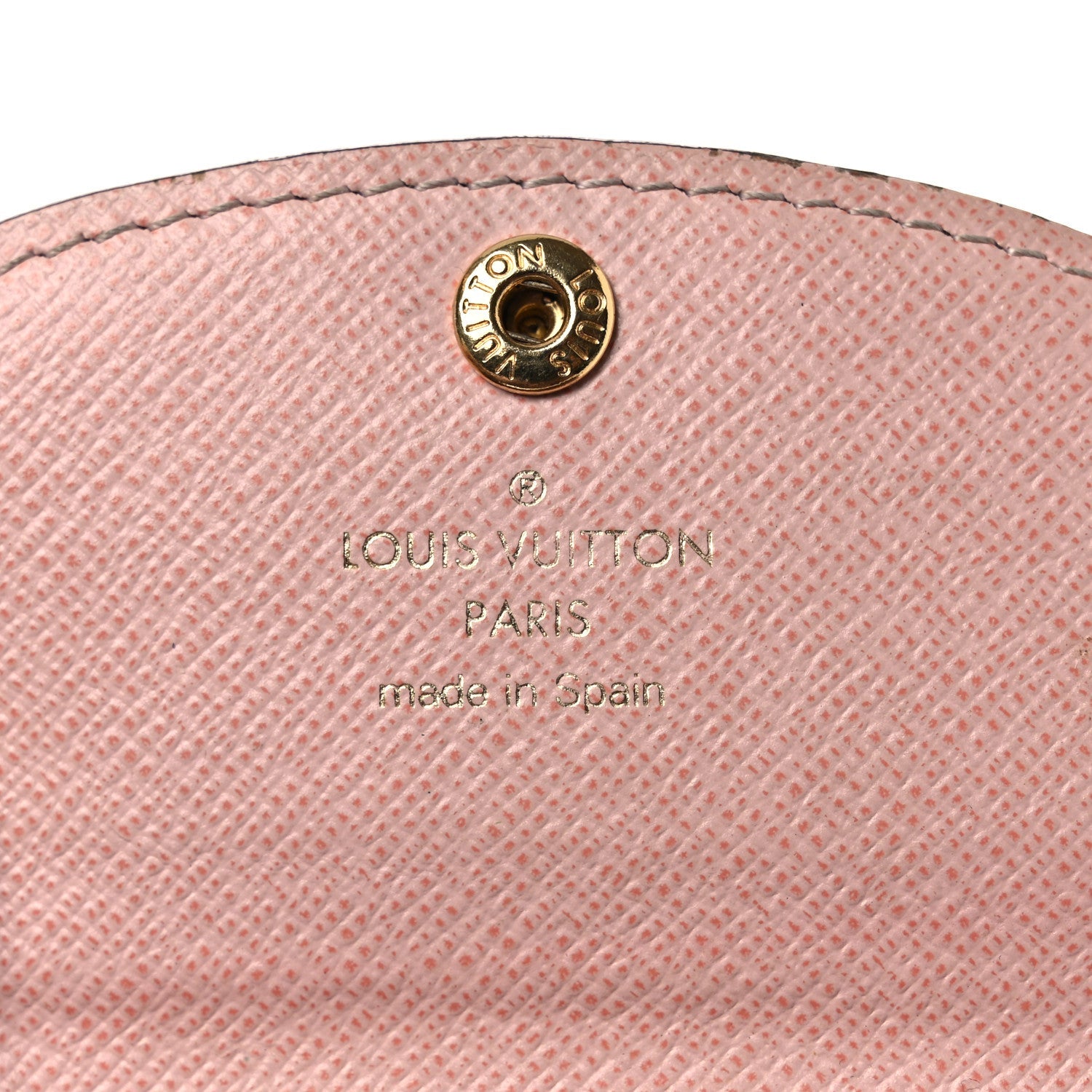 Louis Vuitton Damier Ebene Rosalie Coin Purse Rose Ballerine