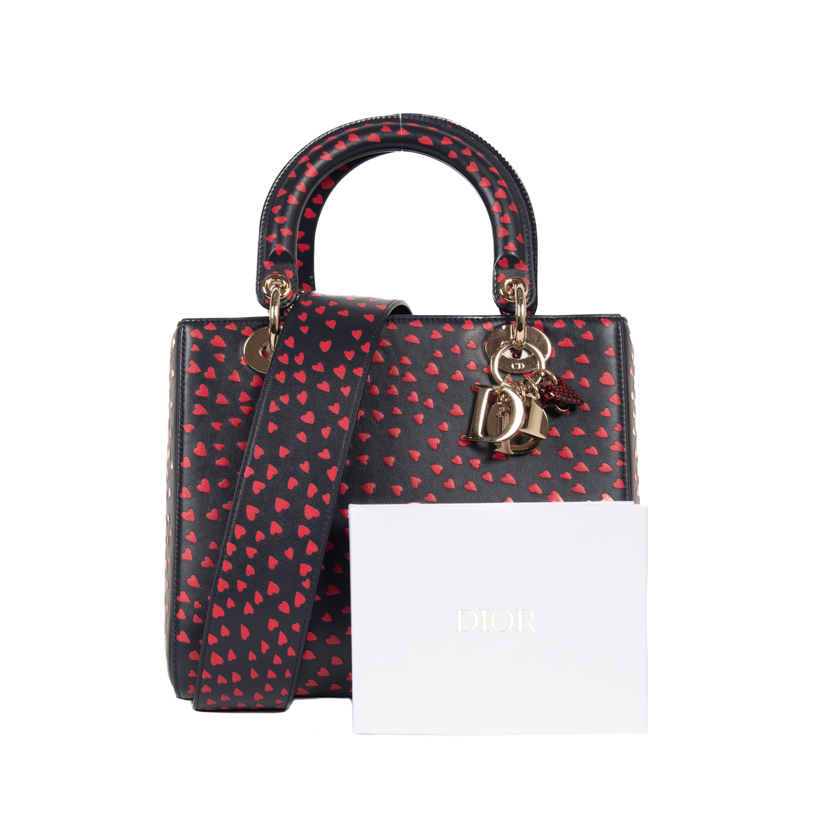 Christian Dior Medium Lady Dior "I love Paris"