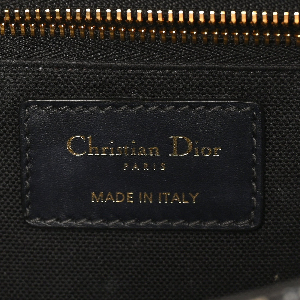 Christian Dior Oblique 30 Montaigne Flap Bag Blue