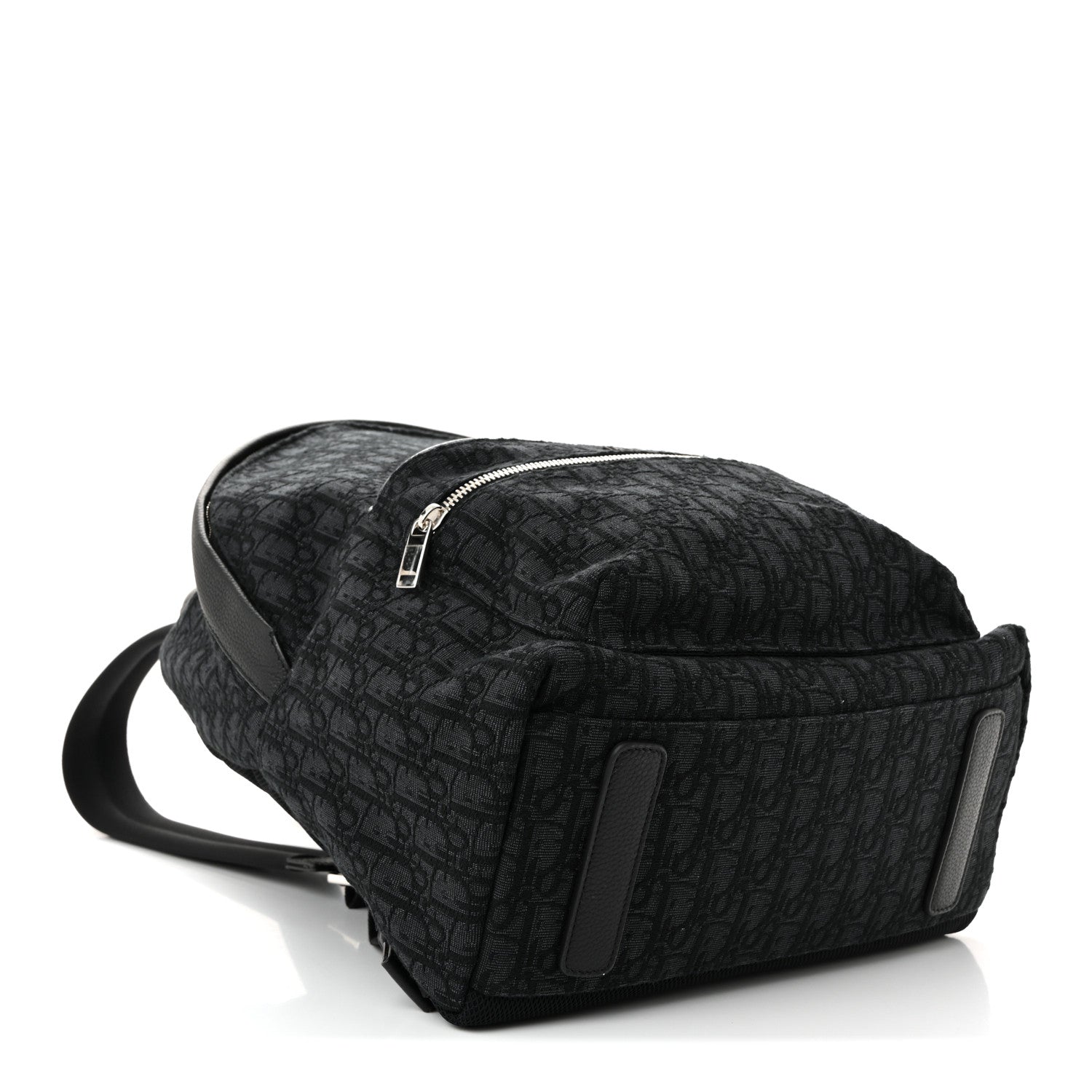Christian Dior Oblique Calfskin Rider Backpack Black