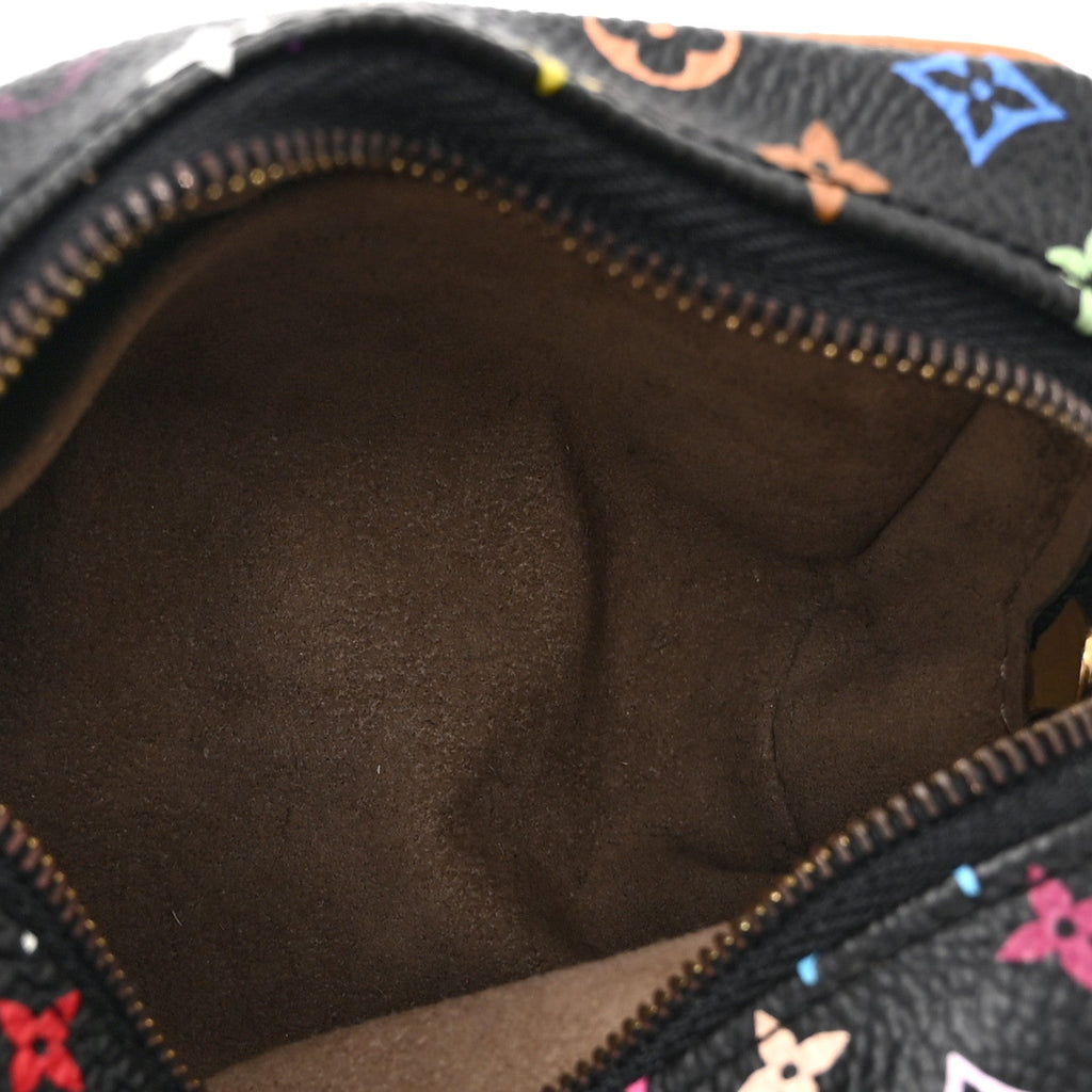 Louis Vuitton Monogram Multicolor Trousse Wapity Black