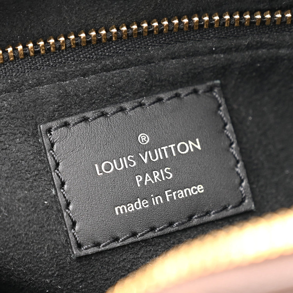 Louis Vuitton Monogram Petite Malle Souple Black