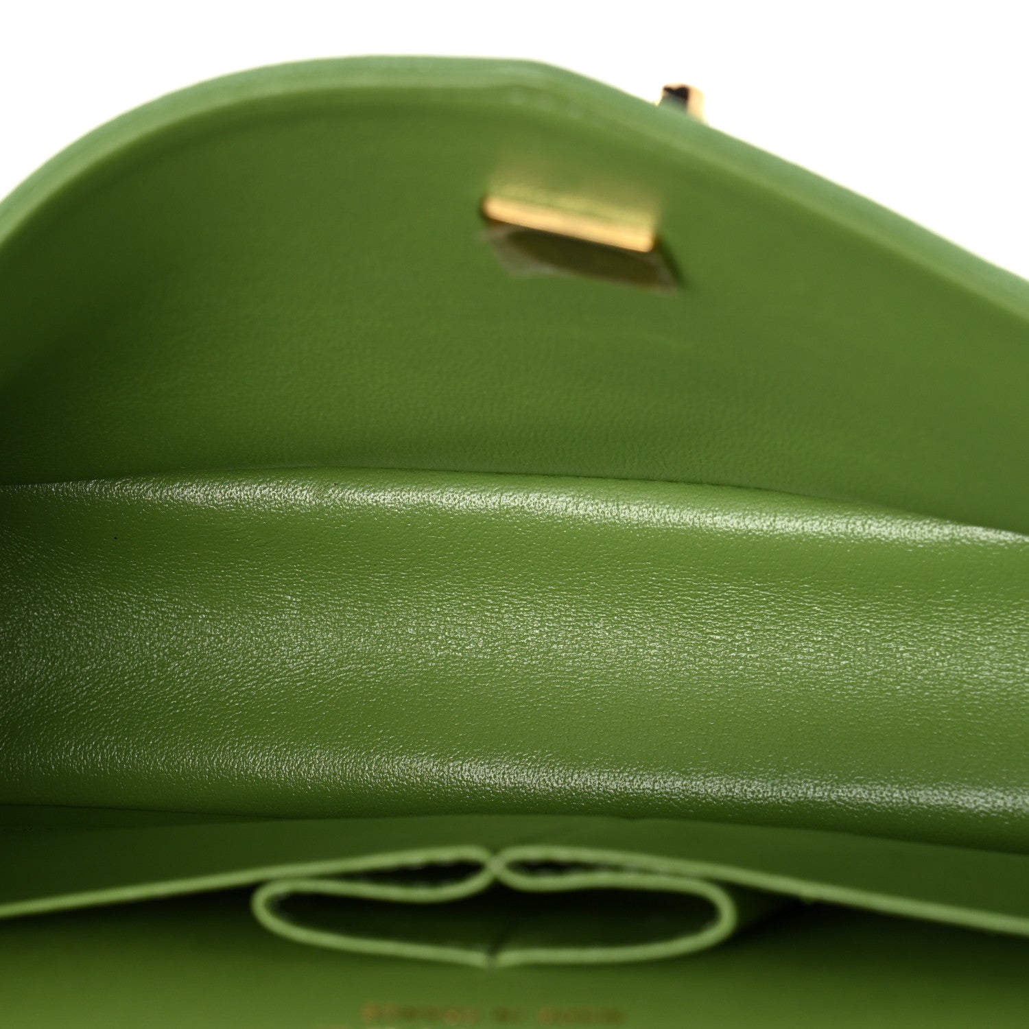 Chanel Caviar Quilted Small Double Flap Green