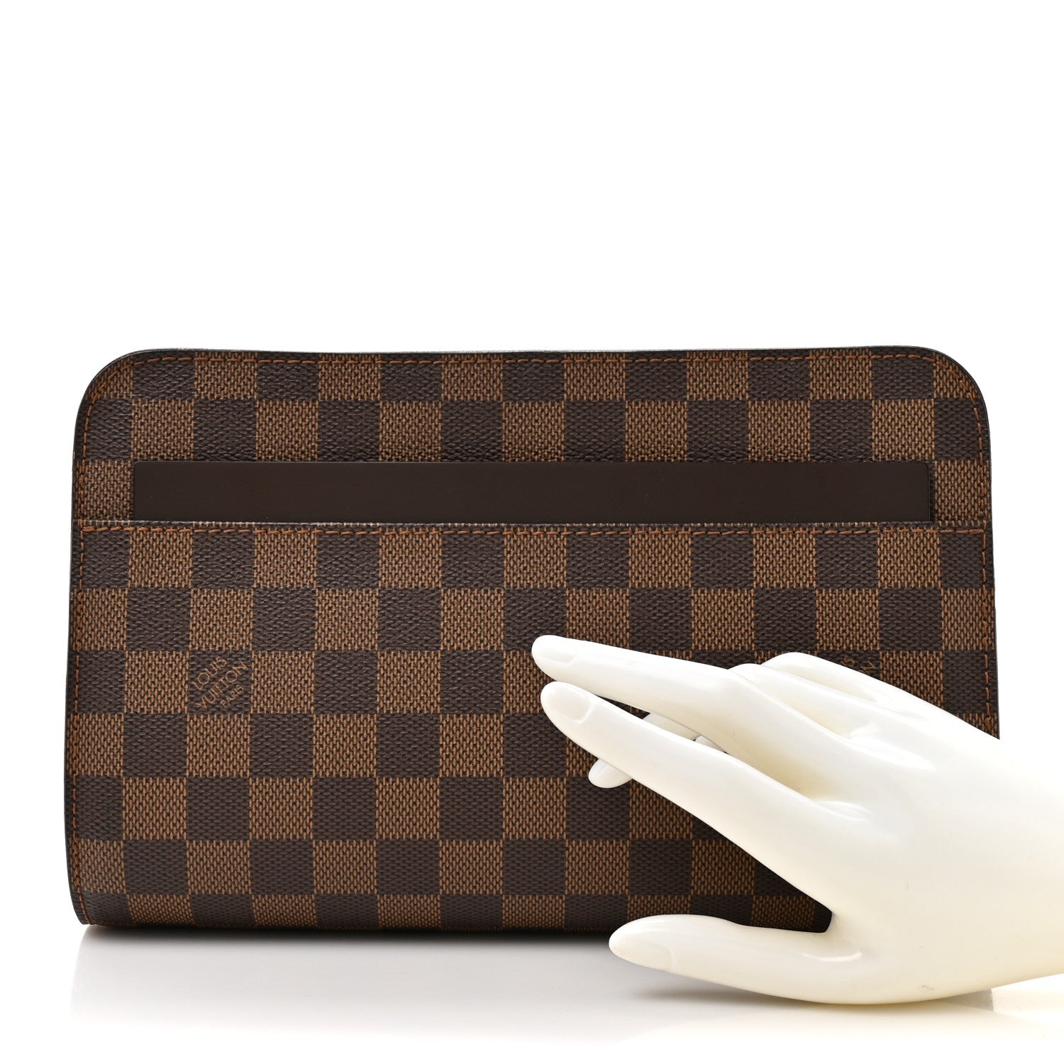 Louis Vuitton Damier Ebene Pochette Saint Louis Clutch