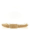 Metal CC Chain Flap Bag Choker Necklace Gold