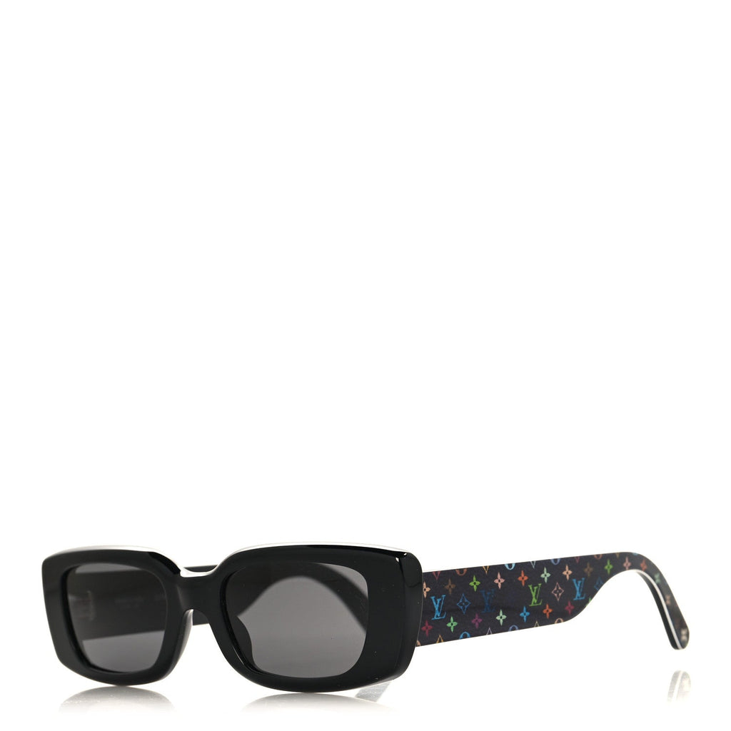 Louis Vuitton LV X TM Acetate Monogram Multicolor Sunglasses Z2709W Black
