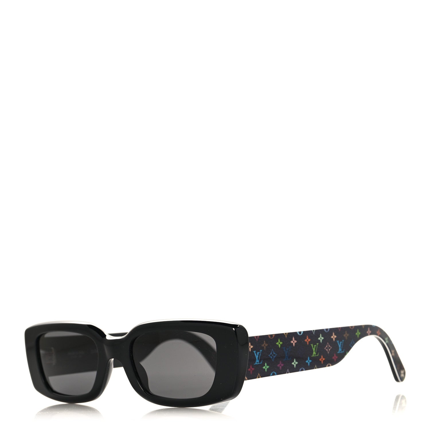 Louis Vuitton LV X TM Acetate Monogram Multicolor Sunglasses Z2709W Black