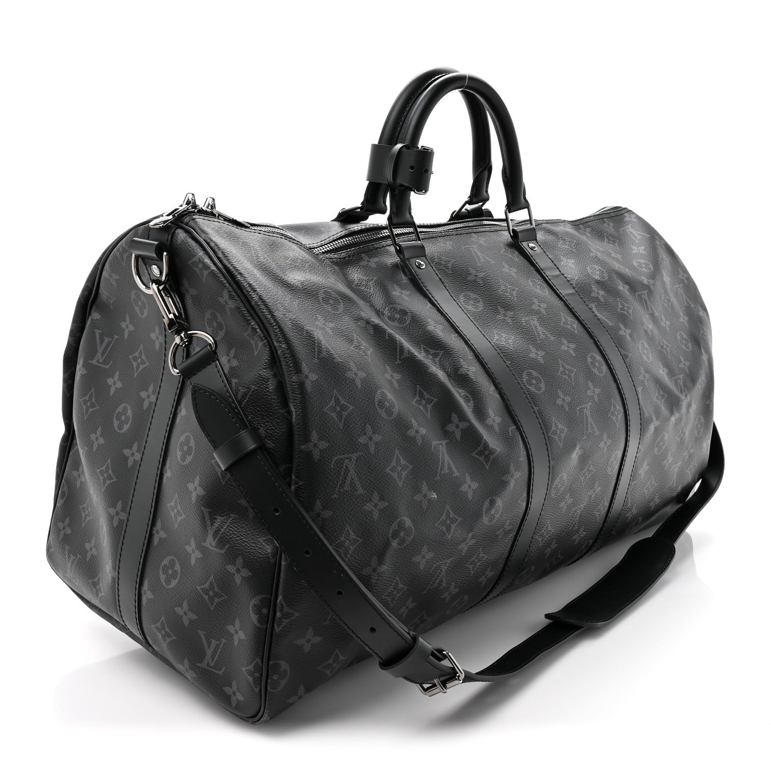 Louis Vuitton Monogram Eclipse Keepall Bandouliere 55