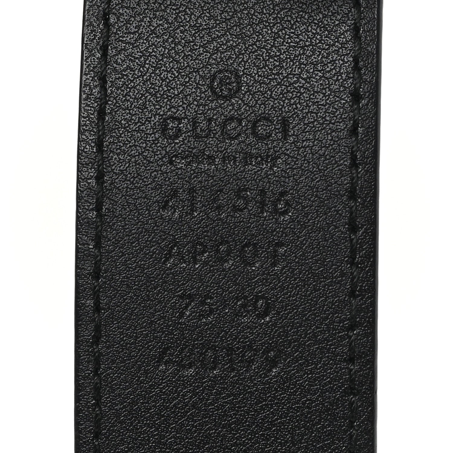 Gucci Calfskin Double G 30mm Belt 75 30 Black
