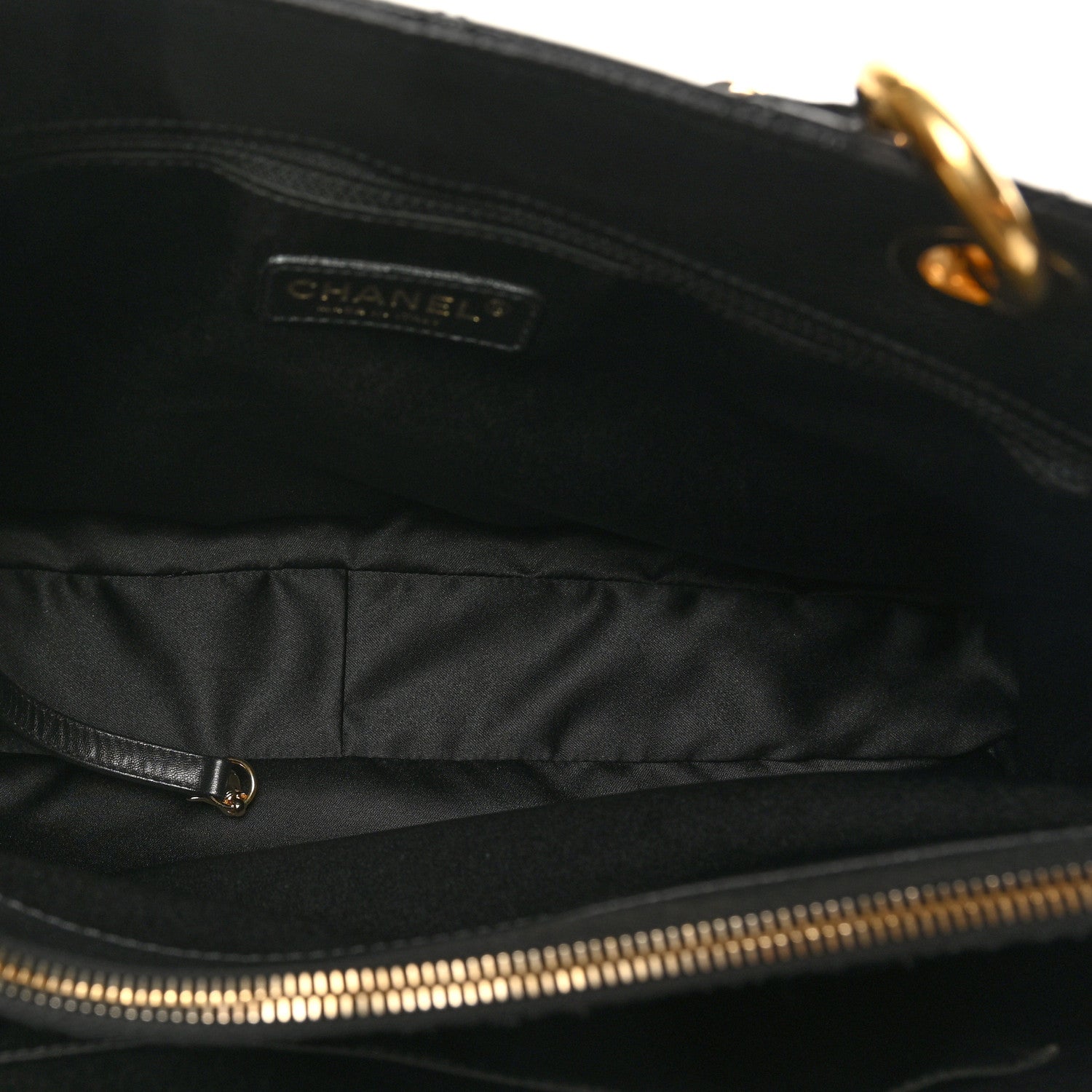 Chanel Caviar Quilted Grand Shopping Tote GST Black