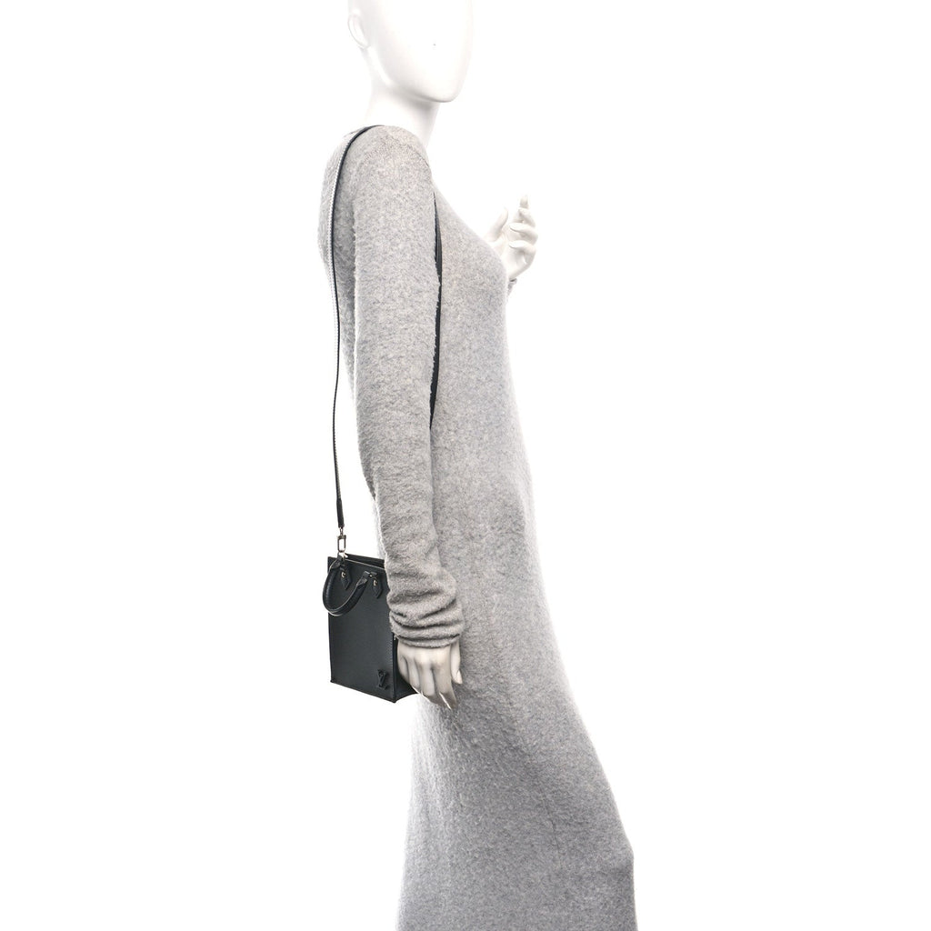 Louis Vuitton Epi Petit Sac Plat Black