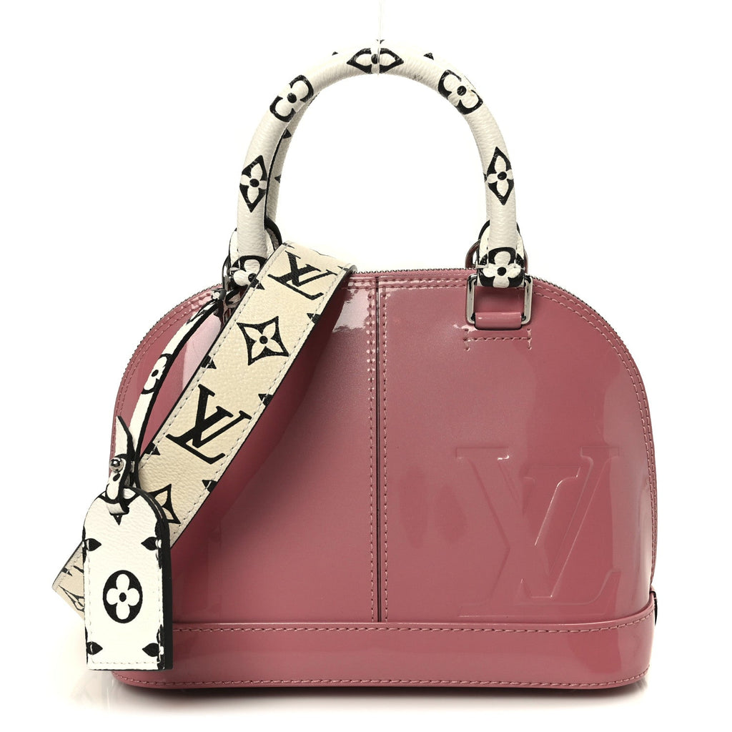 Louis Vuitton Patent Monogram Alma BB Rose Blush