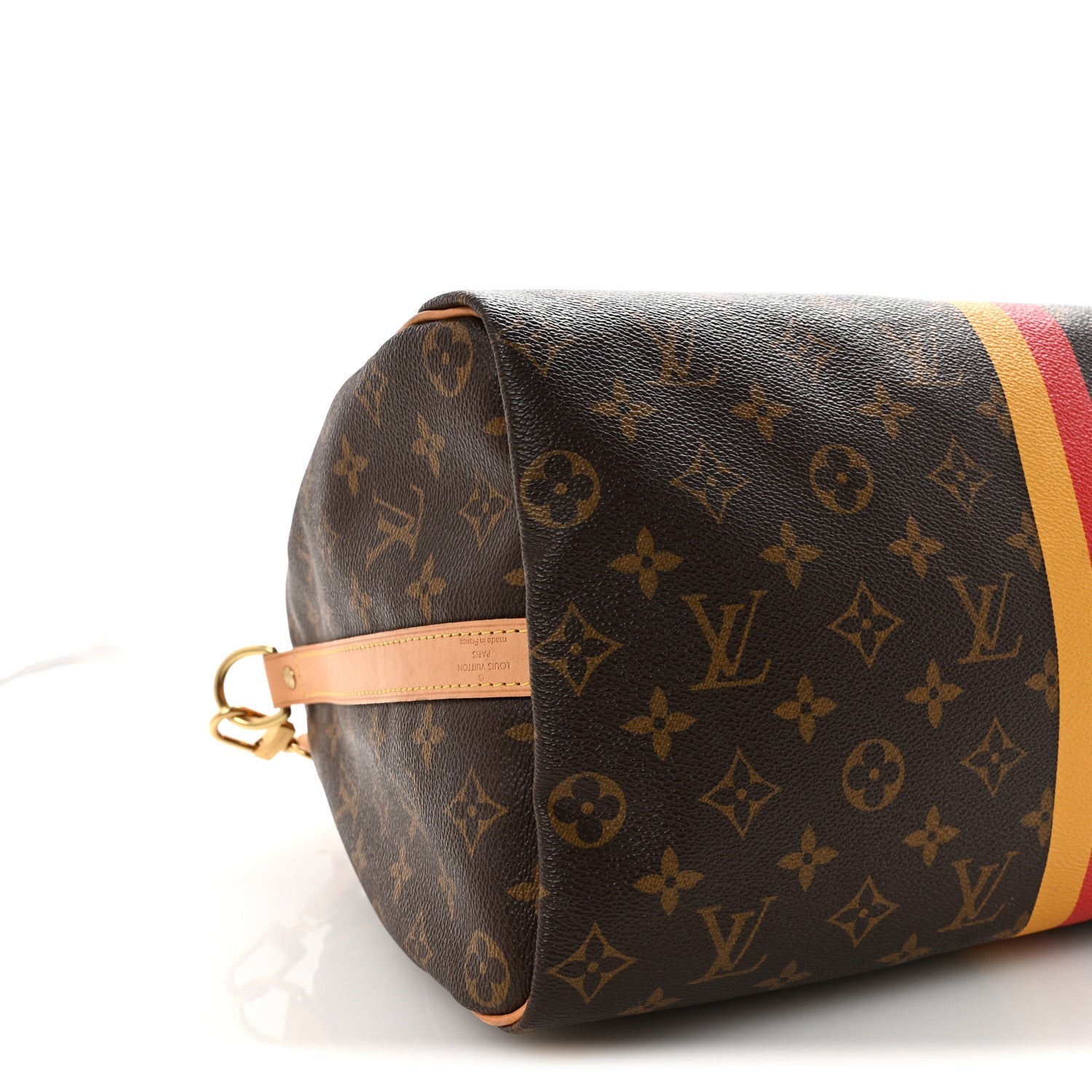Louis Vuitton Monogram My LV Heritage Speedy Bandouliere 35 Jaune Rouge