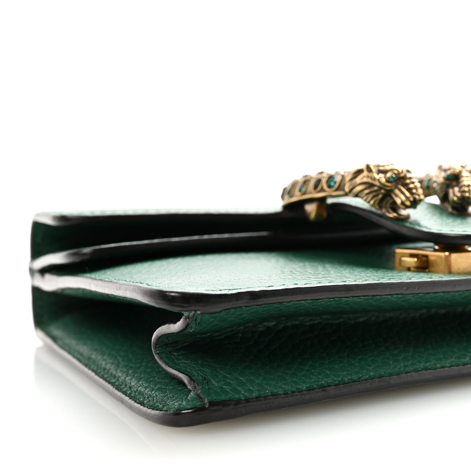 Gucci Calfskin Mini Dionysus Shoulder Bag Emerald