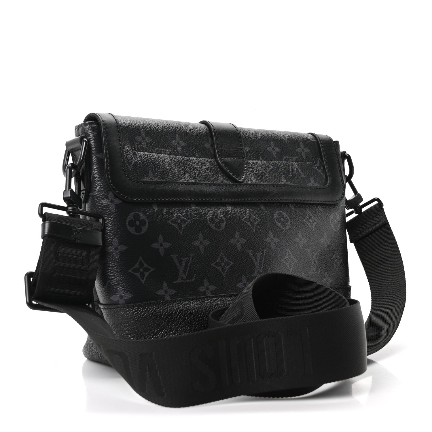 Louis Vuitton Monogram Eclipse Saumur Messenger NV Black